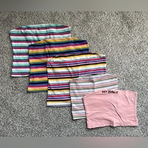 5pcs Tube Tops